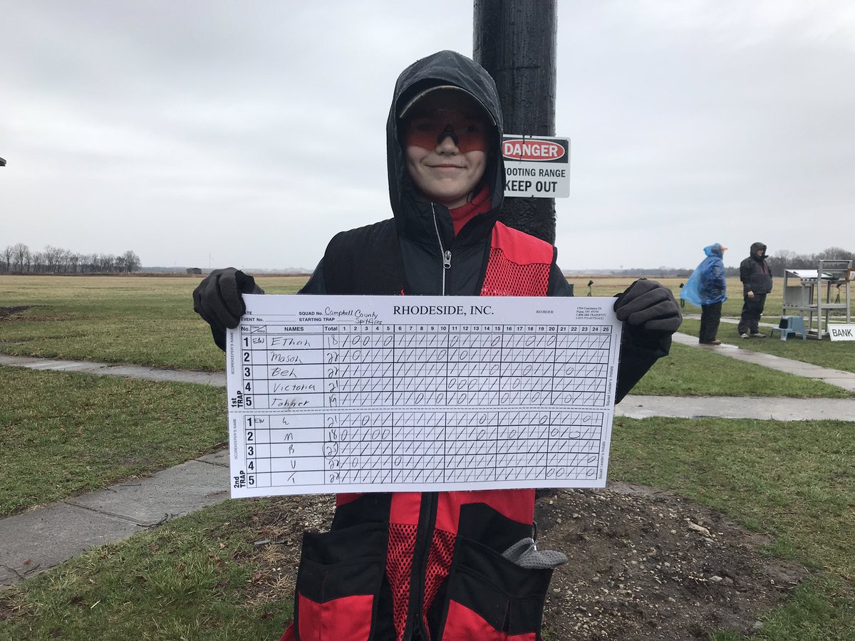 a_camels's tweet photo. Congrats Ben on shooting 25 straight today at Wright Patterson AFB! @USAShooting @Am_Trap_Assn  #CCGF #Spitfires #Trapislife https://t.co/h5zbeb9VvP