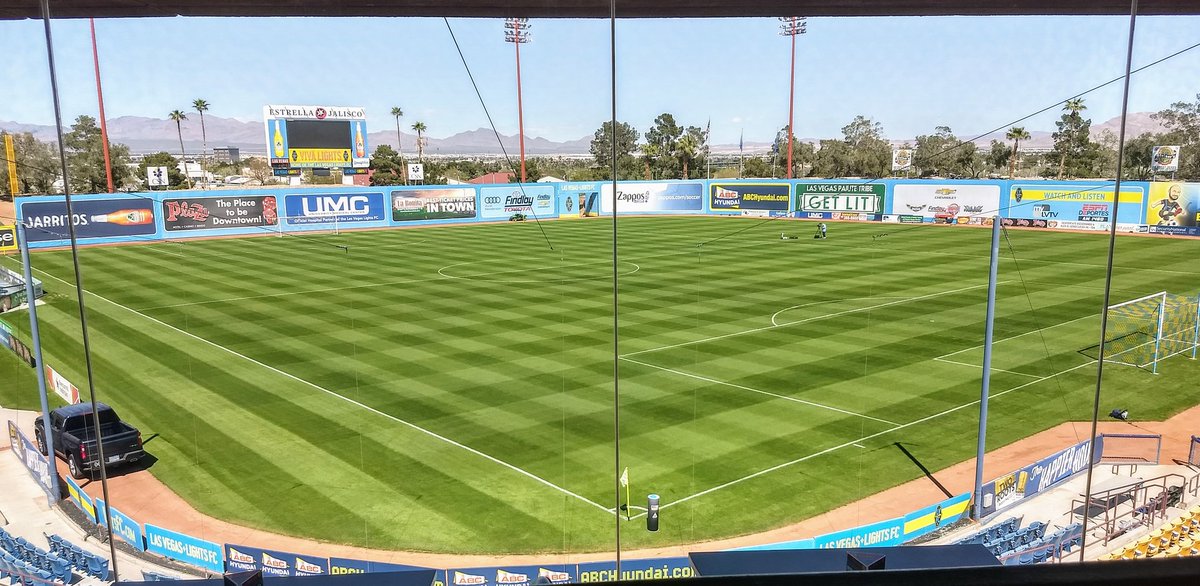 DustinAmatori's tweet photo. Another @lvlightsfc ⚽ game today only 3 more games left for me then it belongs to the city of Las Vegas 🤷 https://t.co/cGlYzt1lNK