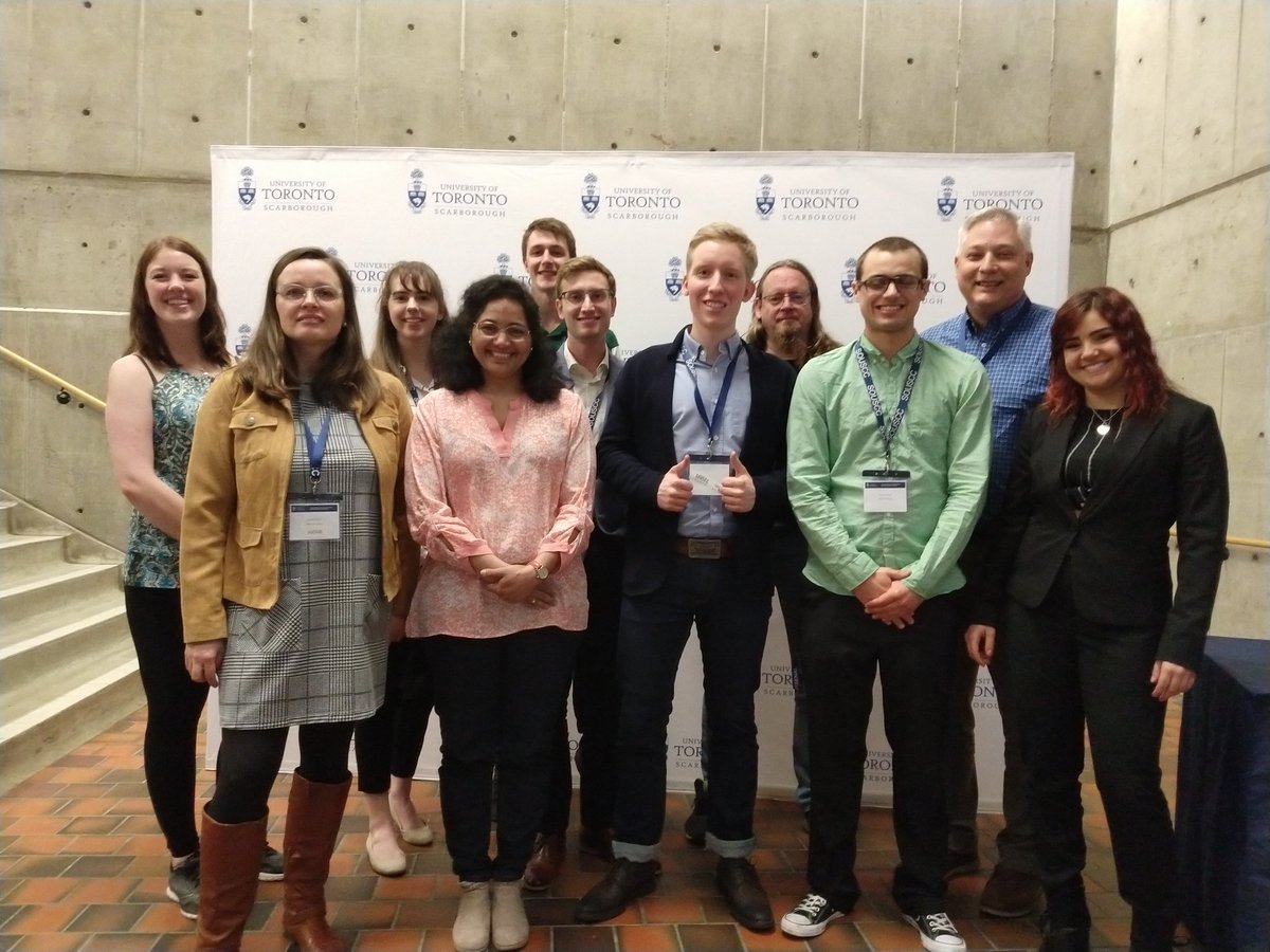 TrentUChemistry's tweet image. Fantastic representation from @TrentUniversity at today's Ontario undergraduate chemistry research conference, #SOUSCC47. Great day! Thanks @souscc2019 and @UTSC.