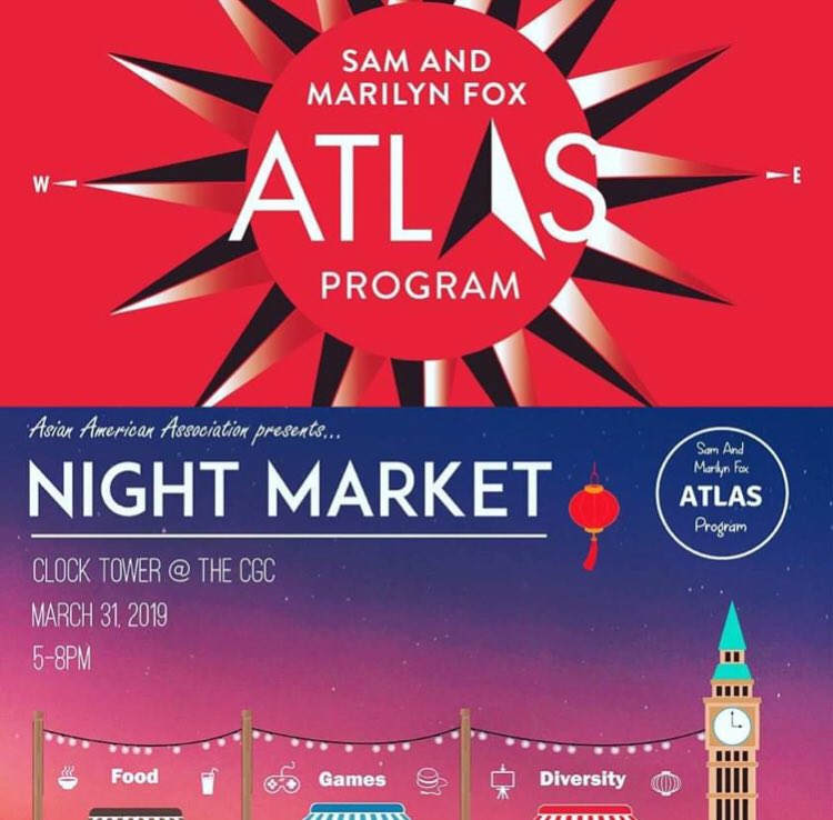 That is it! Tomorrow is our official Kick-Off event for Atlas Week! So make sure you come out tomorrow night at 5pm at the CGC for a fun time!! AAA has collaborated with us this year, so get ready for food, games, and performances!! #slu #sluatlas