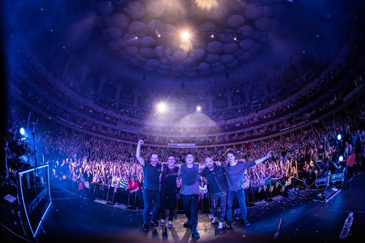 thescript's tweet photo. London... we can truly say tonight was one of the best gigs we have ever played. The stars aligned, what a special night. Thank you to everyone who bought tickets and helped us support the amazing @TeenageCancer Trust. We’ll be back soon... 🤘🏻 @RoyalAlbertHall #TeenageCancerGigs https://t.co/Q0keRMpWEd