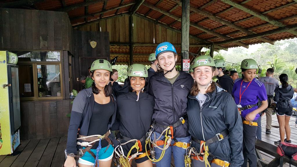 science_nchs's tweet photo. @naperville203 @napervillecentral NCHS students started the day zip lining over Costa Rica rainforest, explored the Arenal Waterfall, and learned about pineapple farms. #nchsduckbreak #inspire203 #eftours https://t.co/jVFfAbUGJG