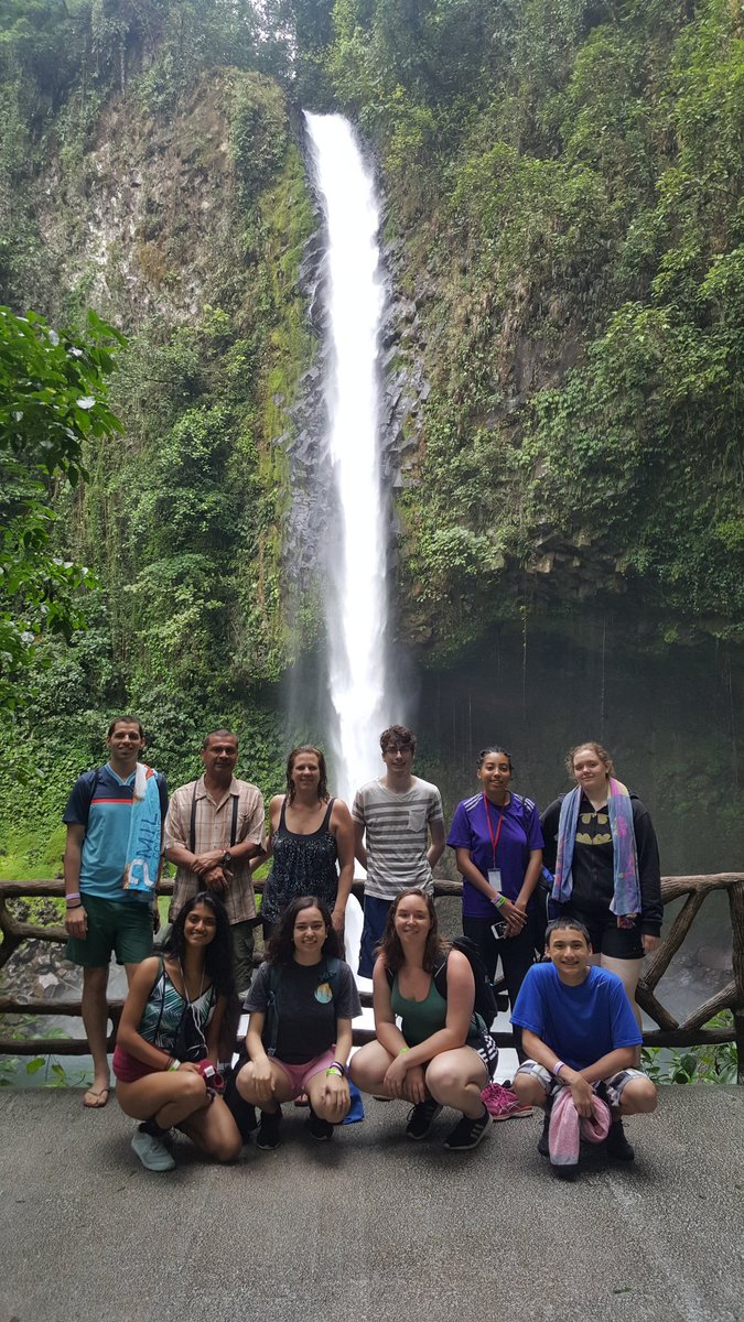 science_nchs's tweet photo. @naperville203 @napervillecentral NCHS students started the day zip lining over Costa Rica rainforest, explored the Arenal Waterfall, and learned about pineapple farms. #nchsduckbreak #inspire203 #eftours https://t.co/jVFfAbUGJG