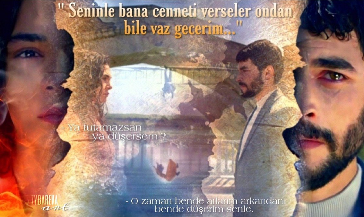„ Seninle bana cenneti verseler ondan bile vaz gecerim...“ 🕊

               "Ya tutamazsan ya düşersem" 
 "O zaman bende atlarım arkandan bende düşerim senle"

#ReyMir | #Hercai