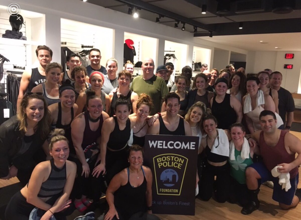 Vanessa Brewer (@vanessaewelch) on Twitter photo Sweated big time for <a href="/BostonPoliceFnd/">BPF</a> this morning. Great ride at <a href="/bspokestudios/">B/SPOKE Studios</a> with <a href="/ChiefLinskey/">Daniel Linskey</a> <a href="/KerryKavanaugh/">Kerry Kavanaugh</a> and <a href="/caitemclaughlin/">Caitlin McLaughlin</a> 💙#BackingUpBostonsFinest Sweated big time for <a href="/BostonPoliceFnd/">BPF</a> this morning. Great ride at <a href="/bspokestudios/">B/SPOKE Studios</a> with <a href="/ChiefLinskey/">Daniel Linskey</a> <a href="/KerryKavanaugh/">Kerry Kavanaugh</a> and <a href="/caitemclaughlin/">Caitlin McLaughlin</a> 💙#BackingUpBostonsFinest