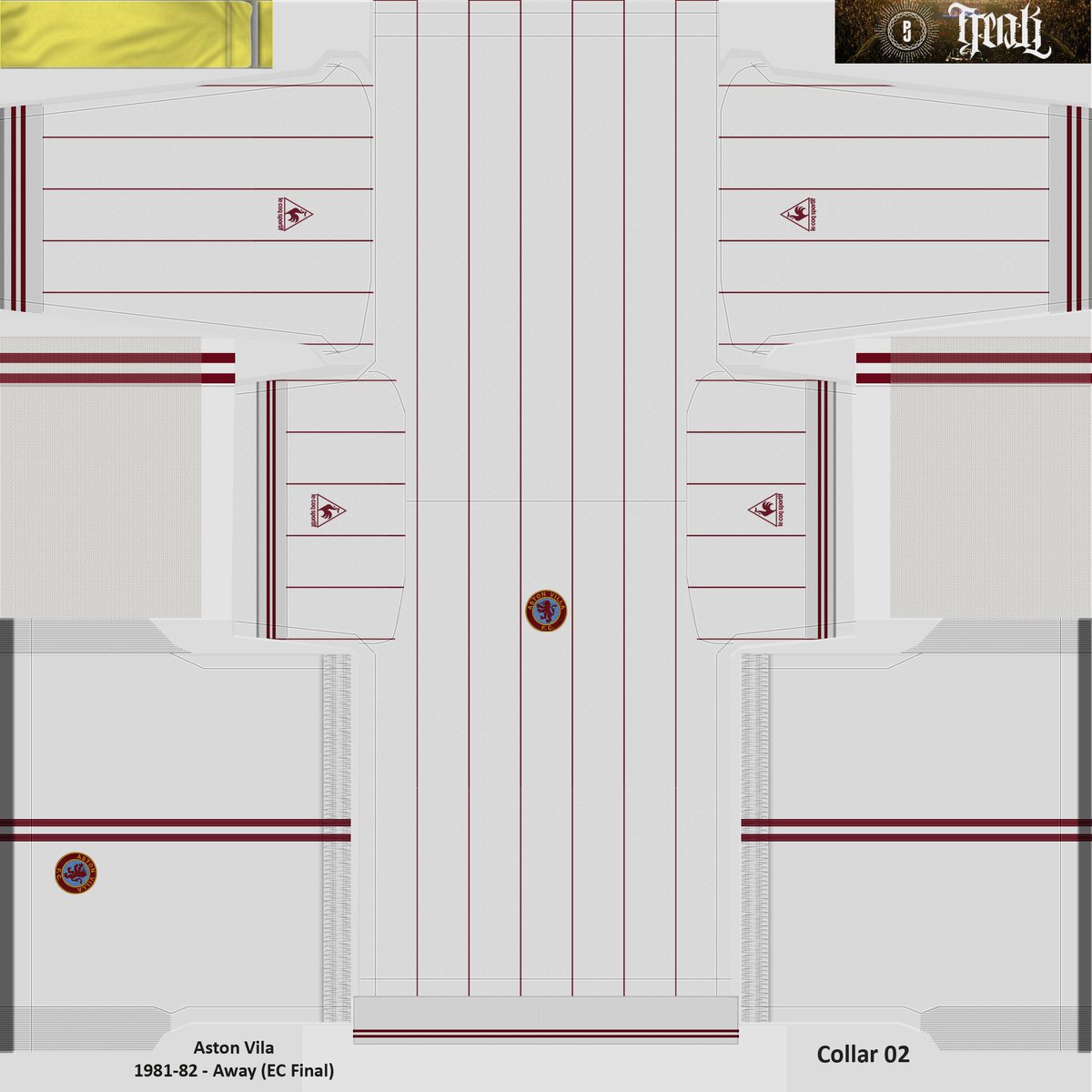 Download Aston Villa Classic Kit Pes Gif