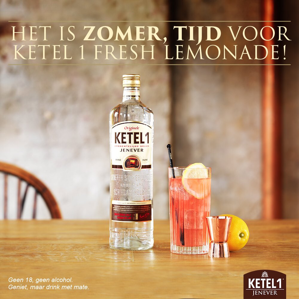 Het is ZOMER,TIJD voor KETEL1 Fresh Lemonade #zomertijd #ketel1jenever ketel1.nl/ketel1-in-de-m…