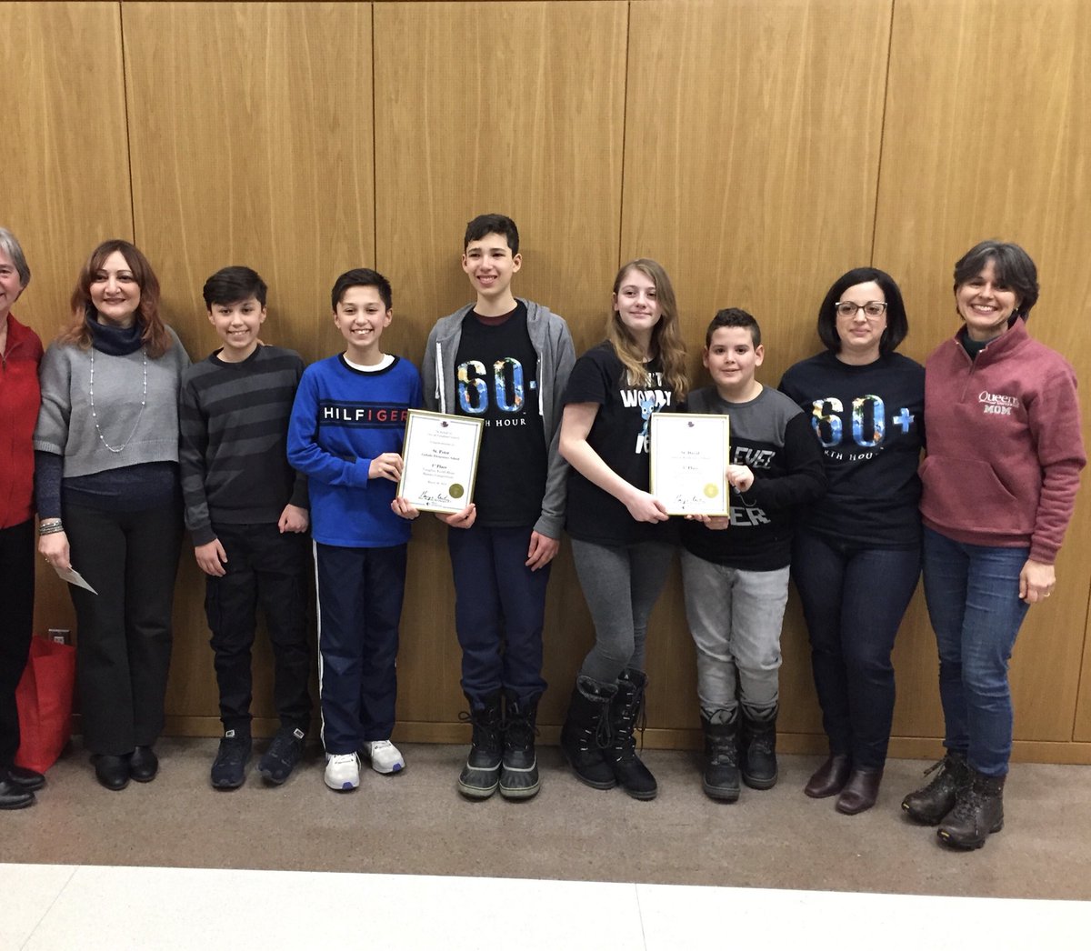 YCDSB schools are finalists  in the Vaughan Earth Hour Banner Competition! St David received 3rd Place and St. Peter received 1st Place. Congratulations Eco-Teams! ⁦<a href="/ycdsb/">York Catholic District School Board</a>⁩ ⁦<a href="/OpiyoOloya/">Opiyo Oloya</a>⁩