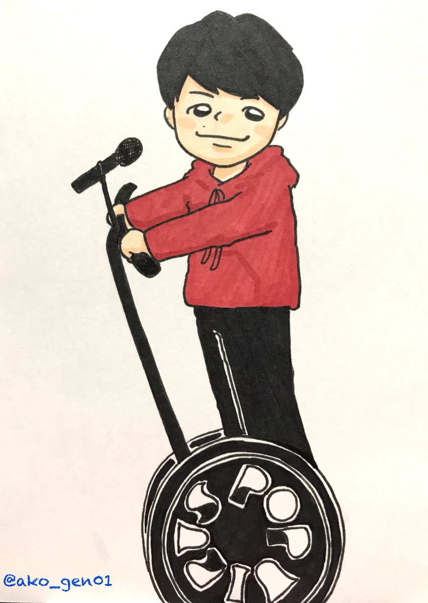 Akko ドヤ顔でセグウェイ アイデア弾き語りうわあああ ってなった矢先 ここできたかセグウェイ 笑 源さんって体の軸もしっかりしてますね スタッフさんへの気遣いも忘れず Popvirus イラストで振り返るpopvirusドームツアー T Co