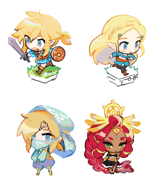 k_nonomo's tweet photo. BotW charms almost donee, they're going to be printed on wood!! https://t.co/5bKtxOOu1t