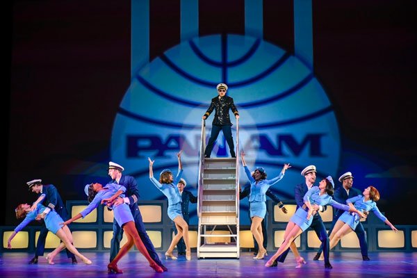 MusicalThtrWest's tweet photo. Live in Living Color! The amazing but (almost) totally true Catch Me If You Can The Musical opens tonight at 8 to a SOLD OUT house #catchmemtw https://t.co/WnhbwS9Bdn https://t.co/3AHg3FIMYz
