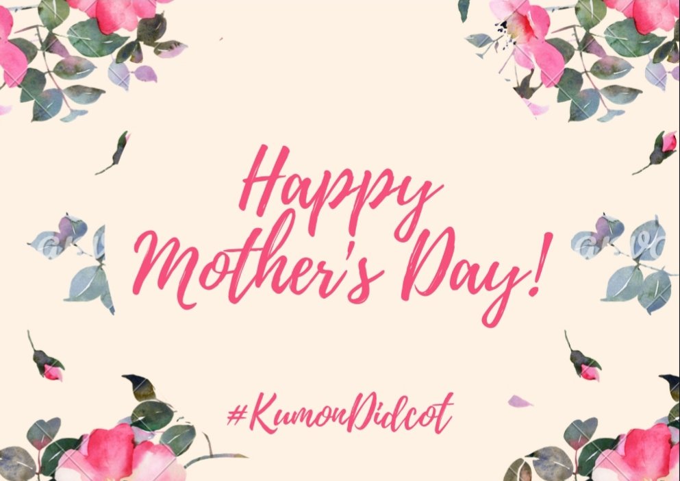 KumonDidcot's tweet photo. Today is #Mothersday2019; a day to thank our mothers for being wonderful. Mothers in literature have kind-hearts, unwavering support of their children, and for these reasons they are worth remembering. #MrsWeasley #HarryPotter
Happy Mother’s Day! We hope you all enjoy your day. https://t.co/wMxnvAIYAl