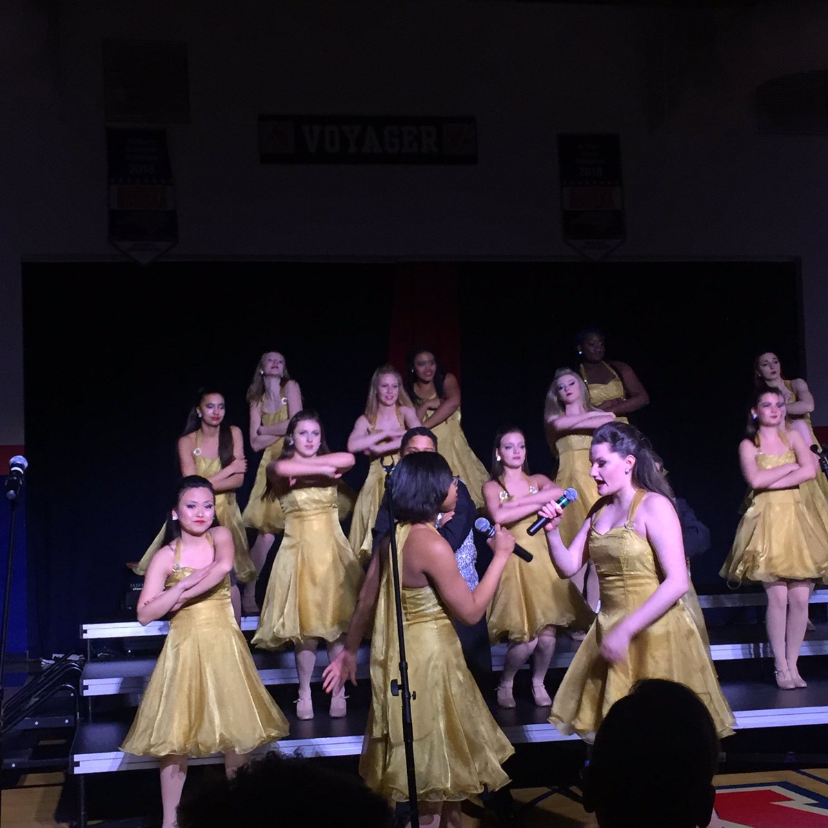 Up next is Voyager Academy’s Vocal Affinity #ncshowchoir