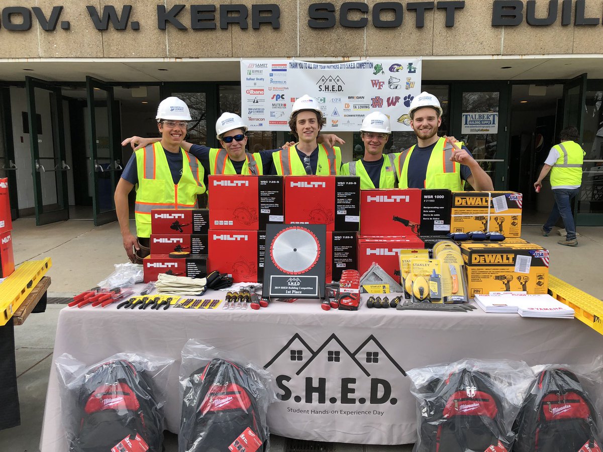 hhscarpentry's tweet image. Your 2019 SHED Champions. Huge thank you to @WCPSSSHED @BrasfieldGorrie  @tanis892 and all involved. A life changing event for so many students. @HHS_Huskies #champions #grateful #proudteacher