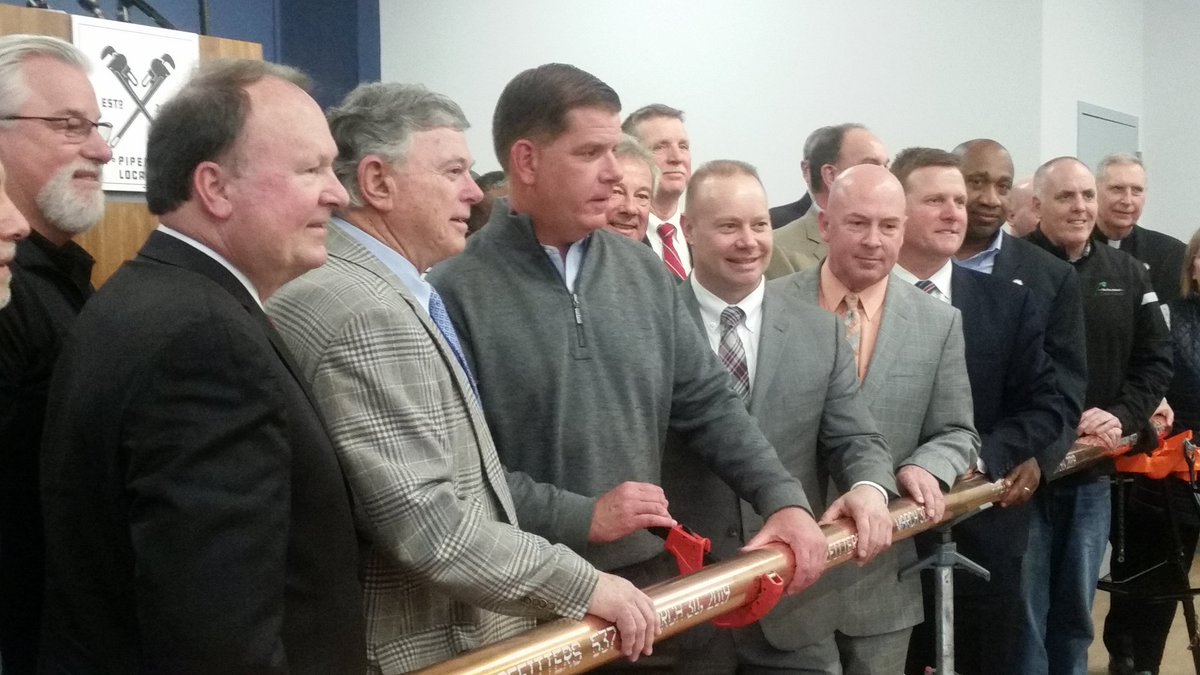 S_537's tweet image. Congratulations to my #Pipefitters #Local537 w official pipe cutting ceremony of new state of the art Training Center #Dorchester #Boston #Massachusetts 
@marty_walsh Boston Mayor gave great speech abt building trades &amp;amp; development 
@BK537 @UAPipeTrades @uajournalgirl #UAPROUD