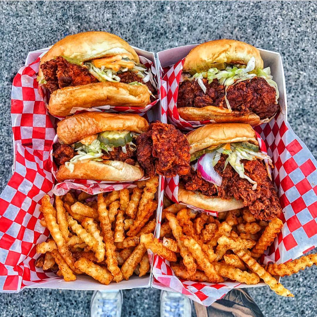 These sandwiches at Howlin' Ray's