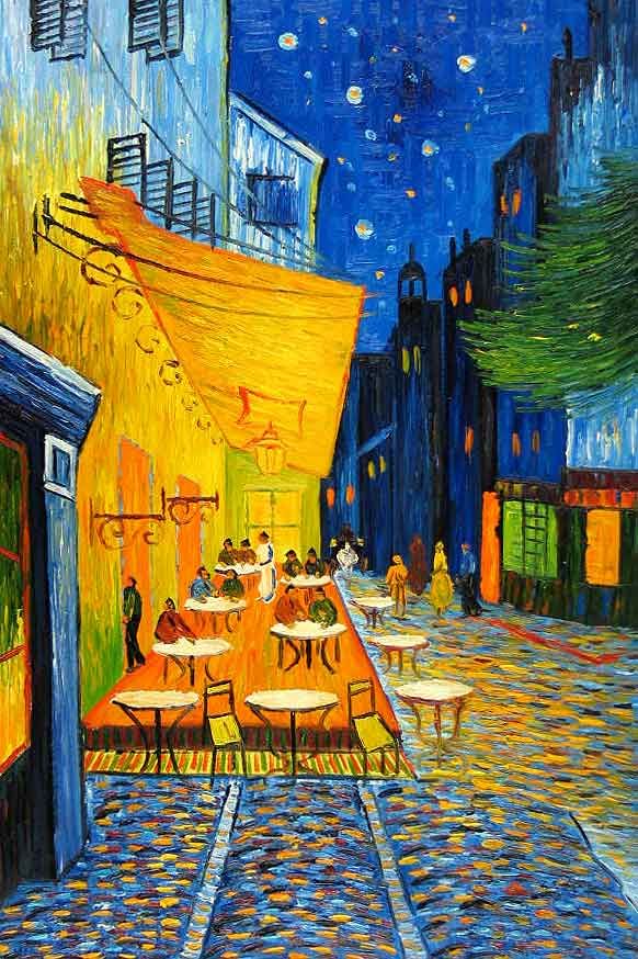 Karen Remache Esta Obra Me Provoco Sentimientos De Sorpresa Y Alegria Esta Obra De Vincent Van Gogh 18 Terraza De Cafe Por La Noche Representa Una Noche De Primavera Tiende A Utilizar Una Karen Remache Esta Obra Me Provoco Sentimientos De Sorpresa Y Alegria Esta Obra De Vincent Van Gogh 18 Terraza De Cafe Por La Noche Representa Una Noche De Primavera Tiende A Utilizar Una