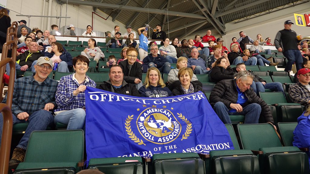 capitalapa's tweet photo. Our #payroll chapter spending a night away from payroll at the @CoolInsArena to watch the @ECHLThunder #APAChapters #hockey LETS GO THUNDER!!!!! https://t.co/oUh1p4CpkW