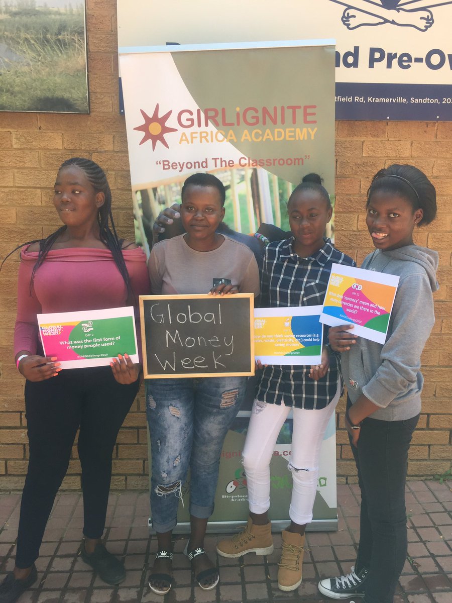 P0werMani's tweet photo. We continued with #GlobalMoneyWeek2019 celebrations at @girlignite https://t.co/gJb5HZSB1q