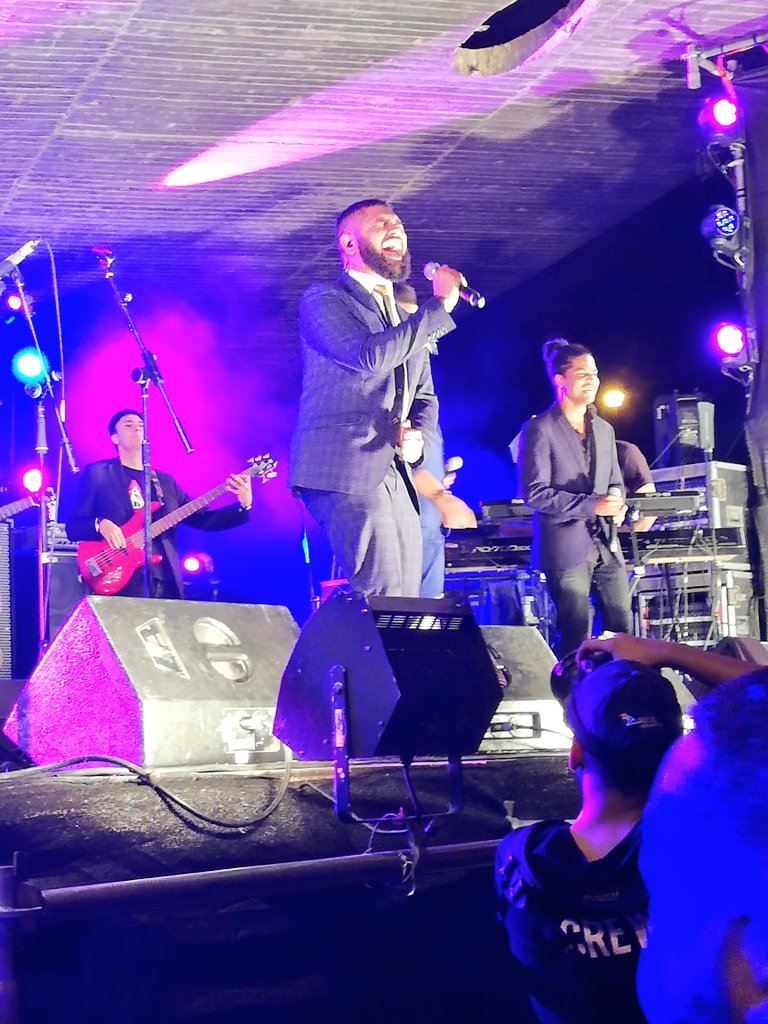 itswadeDL's tweet photo. When @Craigycracks held that note for a good few seconds - I choked. He's such a talented artist!! ⭐⭐ #CTIJF2019 #20thCelebration https://t.co/CQelKuKjT5