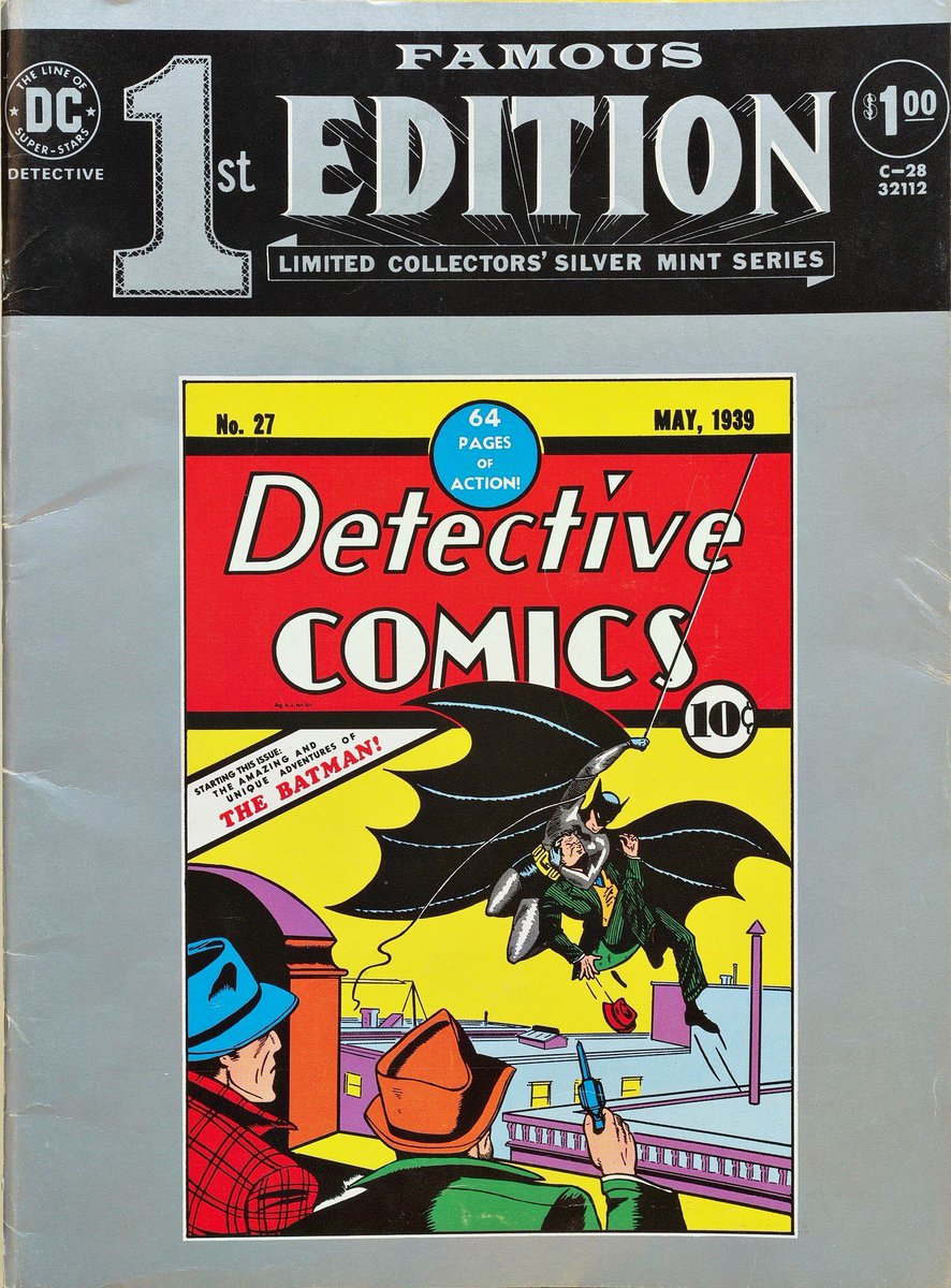 My_SecretOrigin's tweet photo. Happy Birthday, #BATMAN!
Famous 1st Edition C-28 (1974)- Purchased at The Lost World.
#DetectiveComics #Batman #1stAppearance #DetectiveComics27 #Batman80 #Batman80Years #FamousFirstEdition #TreasuryComics https://t.co/CKTsDUJzhh