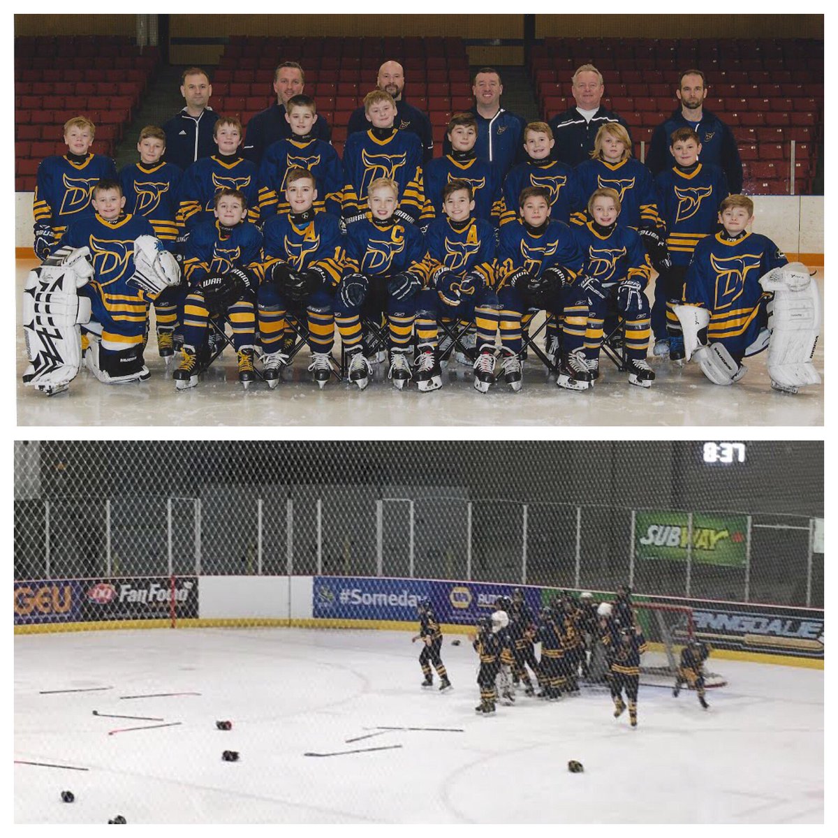 dwmhamarketing's tweet photo. Congratulations to Dartmouth Whalers Atom B on winning Gold in the Civic Championship, Way to go! #AtomB #SEDMHA #CivicChamps #WhalersProud https://t.co/VS3vBkF0yz