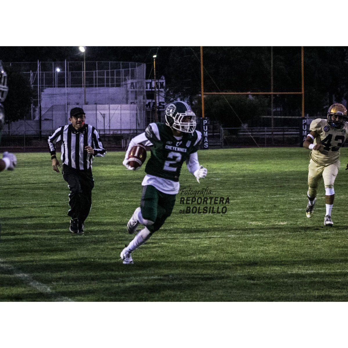 Con el reporte de que <a href="/Cheyennes_ESIME/">Cheyennes_ESIME</a> se lleva la delantera en esta primera mitad. 🏈🙋🏽‍♀️🤪
Cheyennes 25
Acatlán 0 
#ReporteradeBolsillo #Intermedia2k19