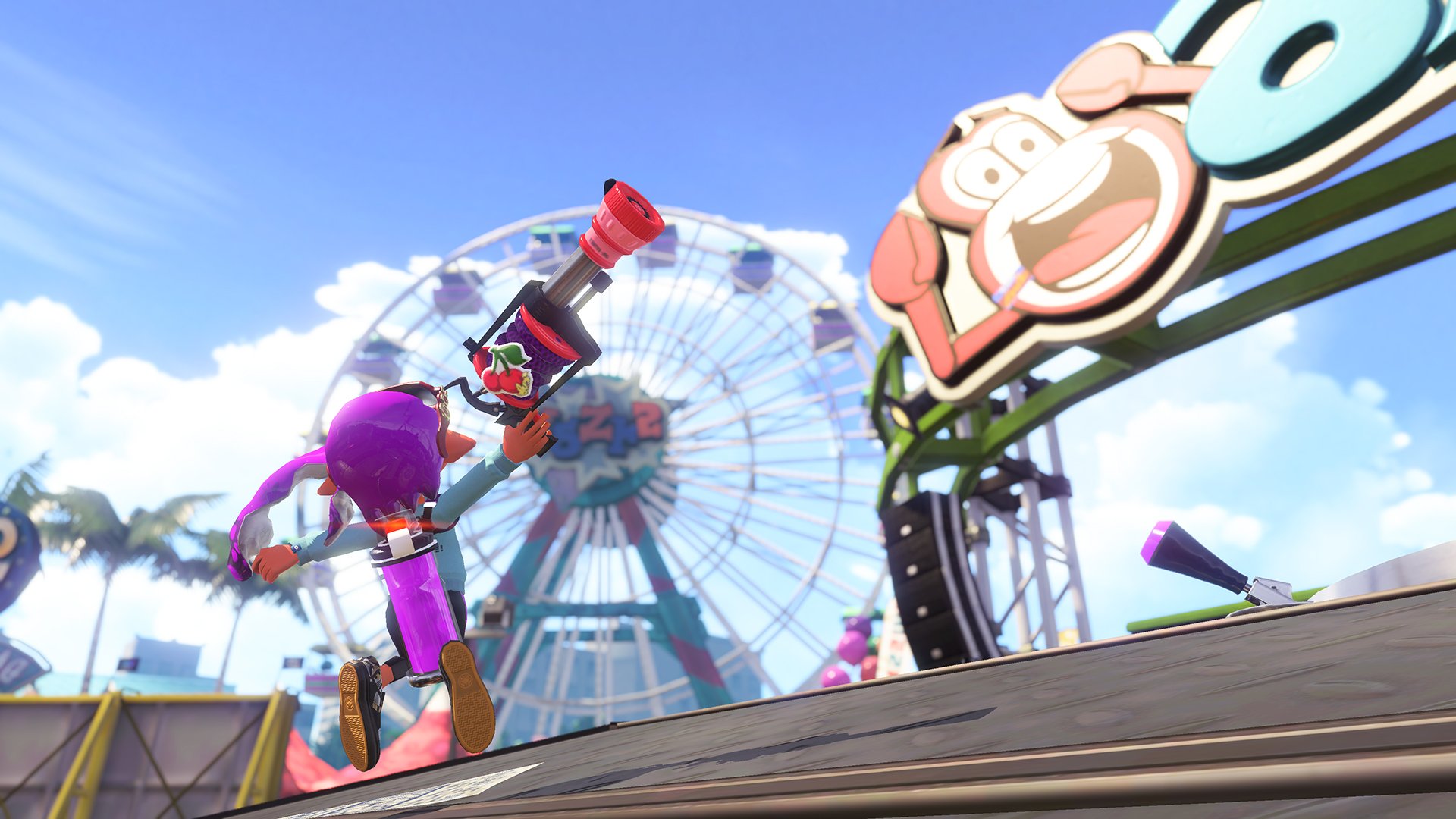 Splatoon スプラトゥーン これは H3リールガンチェリー ドラムに輝くチェリーマークは勝利確定の証 スプラッシュシールド で相手の攻撃を防ぎつつ 長射程かつ高威力の3連弾で勝負を決めろ さらに バブルランチャー の3連弾で一網打尽の Splatoon スプラトゥーン これは H3リールガンチェリー ドラムに輝くチェリーマークは勝利確定の証 スプラッシュシールド で相手の攻撃を防ぎつつ 長射程かつ高威力の3連弾で勝負を決めろ さらに バブルランチャー の3連弾で一網打尽の