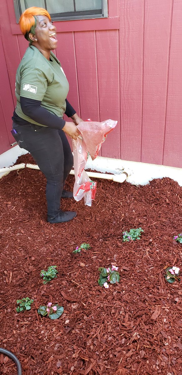 #teamdepot #servingourvets #celebrationofservice 0808 had a team depot event for a vet needing a new storm and screen door. We also decided to give him a little area with some plants! #govingback <a href="/rfriedlieb/">Robert Friedlieb</a> <a href="/SASM0808/">Jamie Rabon</a> @williemgriffjr <a href="/THDChrisH/">Christopher Holland</a> @TimSirdevanHD
