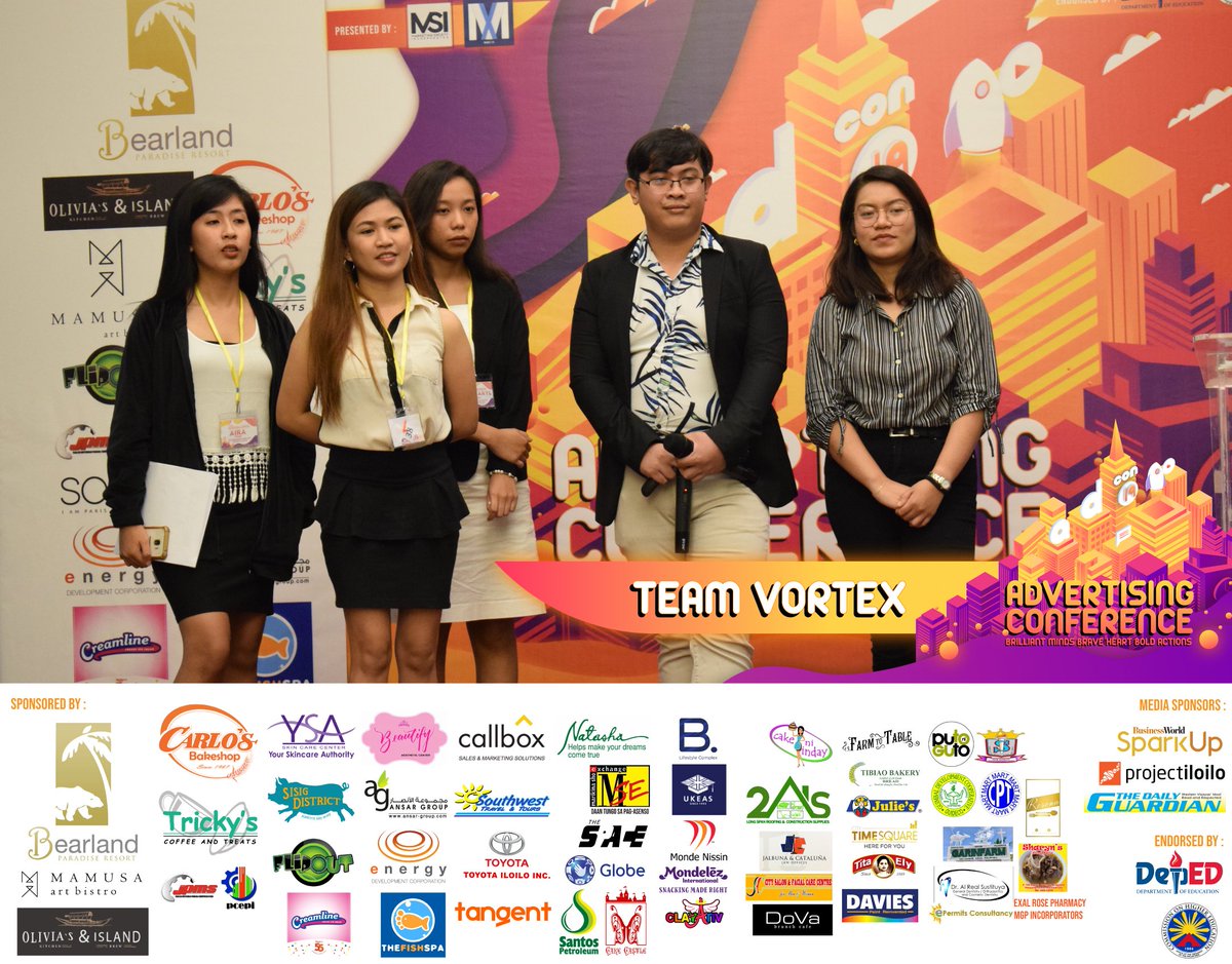 UPVADCON's tweet photo. You just pulled us in right there! TEAM VORTEX! 🧡💜 #AdCon19 https://t.co/g8mDpK3tMt