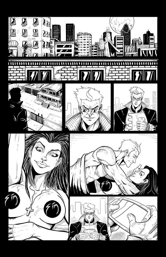Simon_Pothier's tweet photo. 4 Pages sample from BLOODHUNT the Graphic Novel, NOW on @Indiegogo by your's truly, check it out & share please. https://t.co/965cuTo3m6
#indiecomics #ComicsGate #Indiegogo #BloodHunt #IAmComicsGate @JonMalin @EthanVanSciver https://t.co/KTW6lDqpiT