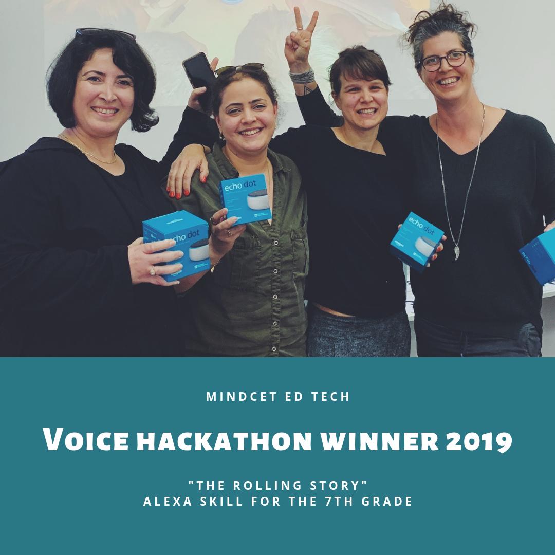 So happy to win MindCET- EdTech Innovation Center's voice hackathon for education in the classroom ! it was a hell of a ride. the skill will roll out soon to a pilot in 100 schools
#voicefirst #voice #voicehackathon #womeninvoice #edtech
