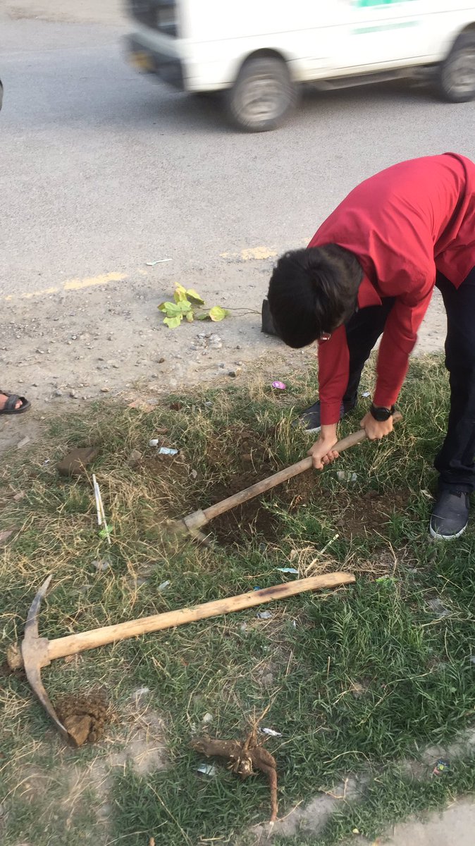 planterforce's tweet photo. Planted 3 trees today
2x Amaltas
1x Sukh Chain
#day4pakistan #Plant4Pakistan #cleangreenpakistan #urbanforest #climatechange #nativetreeplantation #planterforce #youthofpakistan #sustainable https://t.co/j2lwfX78zK