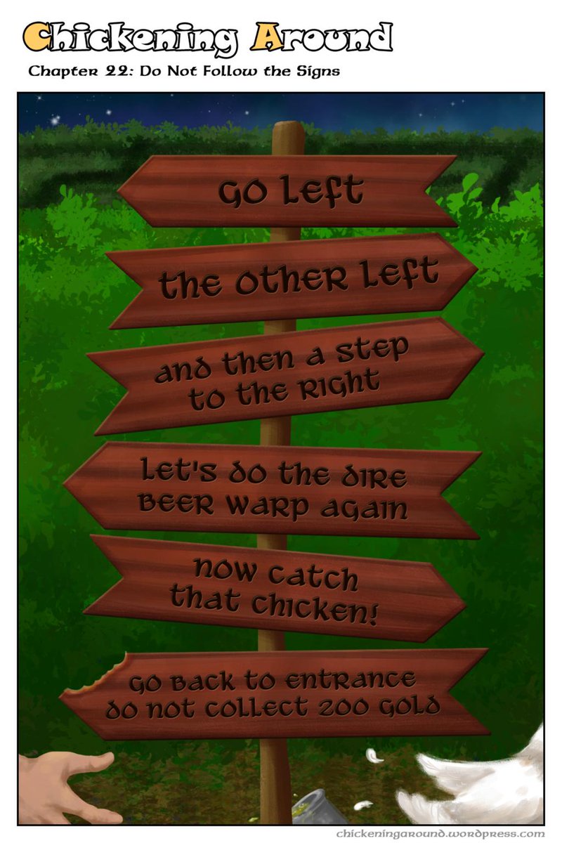 chickenaround's tweet photo. Chickening Around strives to provide clear and helpful directions for the Spring Festival Hedge Maze. Chapter 22: Do Not Follow the Signs #lotro #lotrofamily #springfestival #hedgemaze https://t.co/PgSyjX1EsB https://t.co/PiwxrDAEEy
