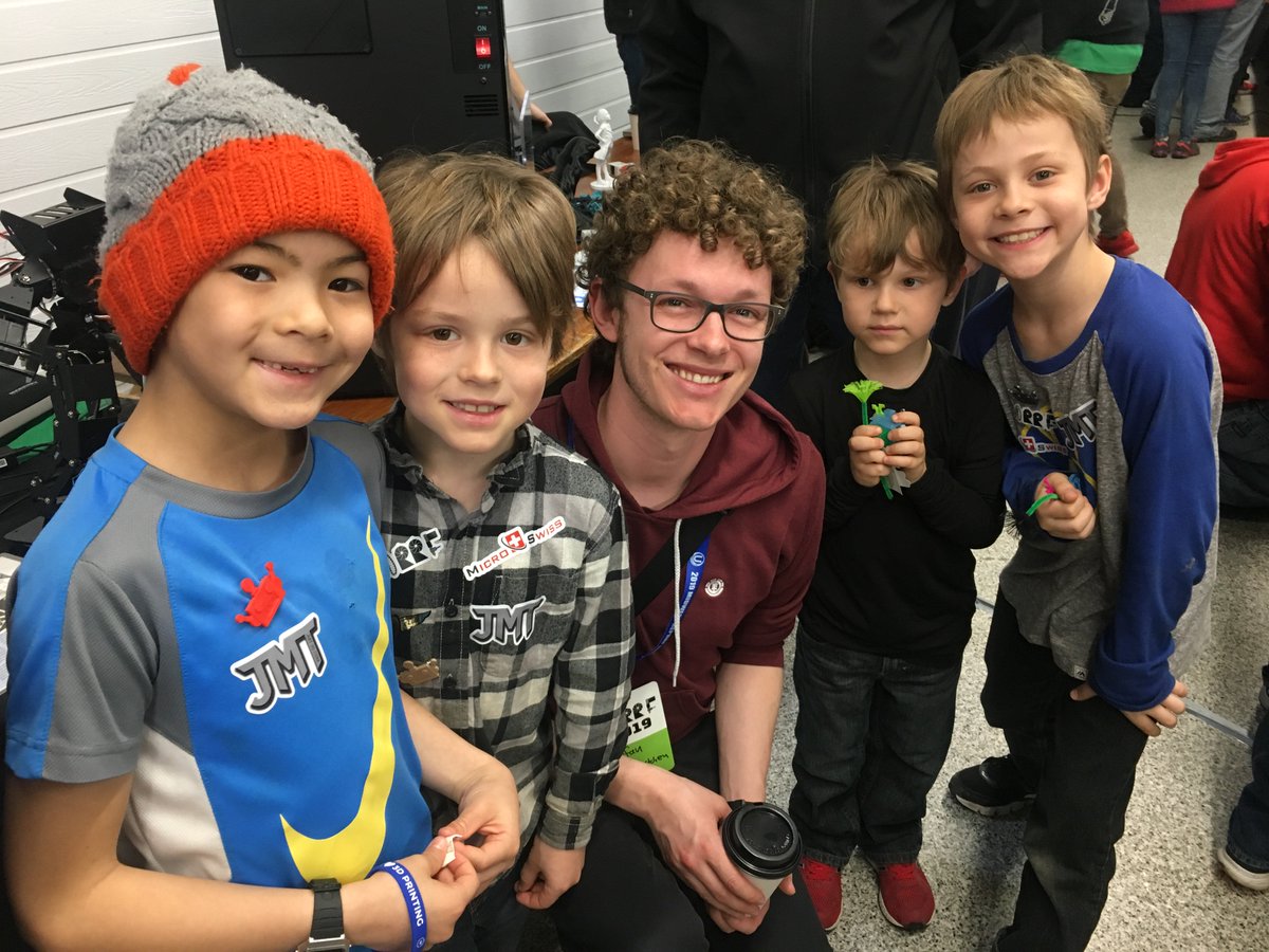PhilandFriends's tweet photo. The Test Crew had a good time meeting Stefan at #cnc_kitchen at #MRRF2019 https://t.co/TP6m73Hdqk
