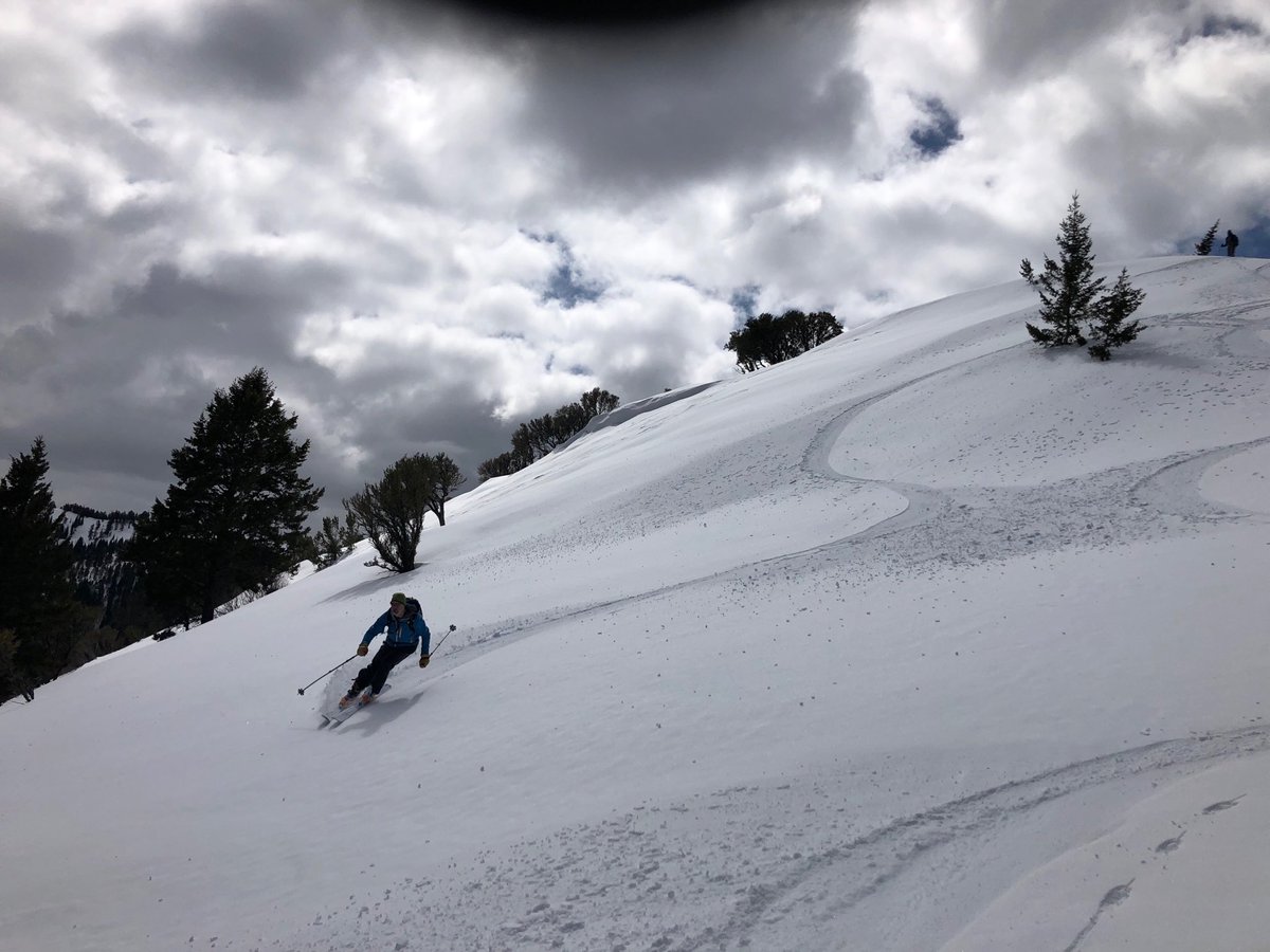 BWestervelt's tweet photo. Today the Teton backcountry did not suck. #springcorn https://t.co/Ha8yHvXzVB