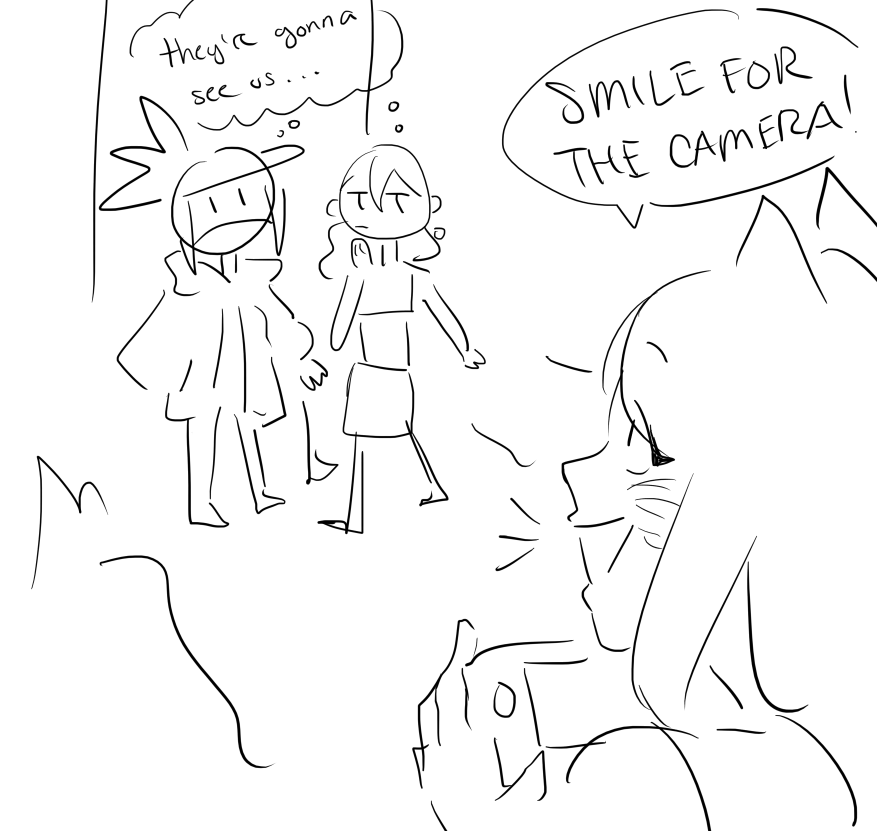 ahri took several pictures and they almost died 