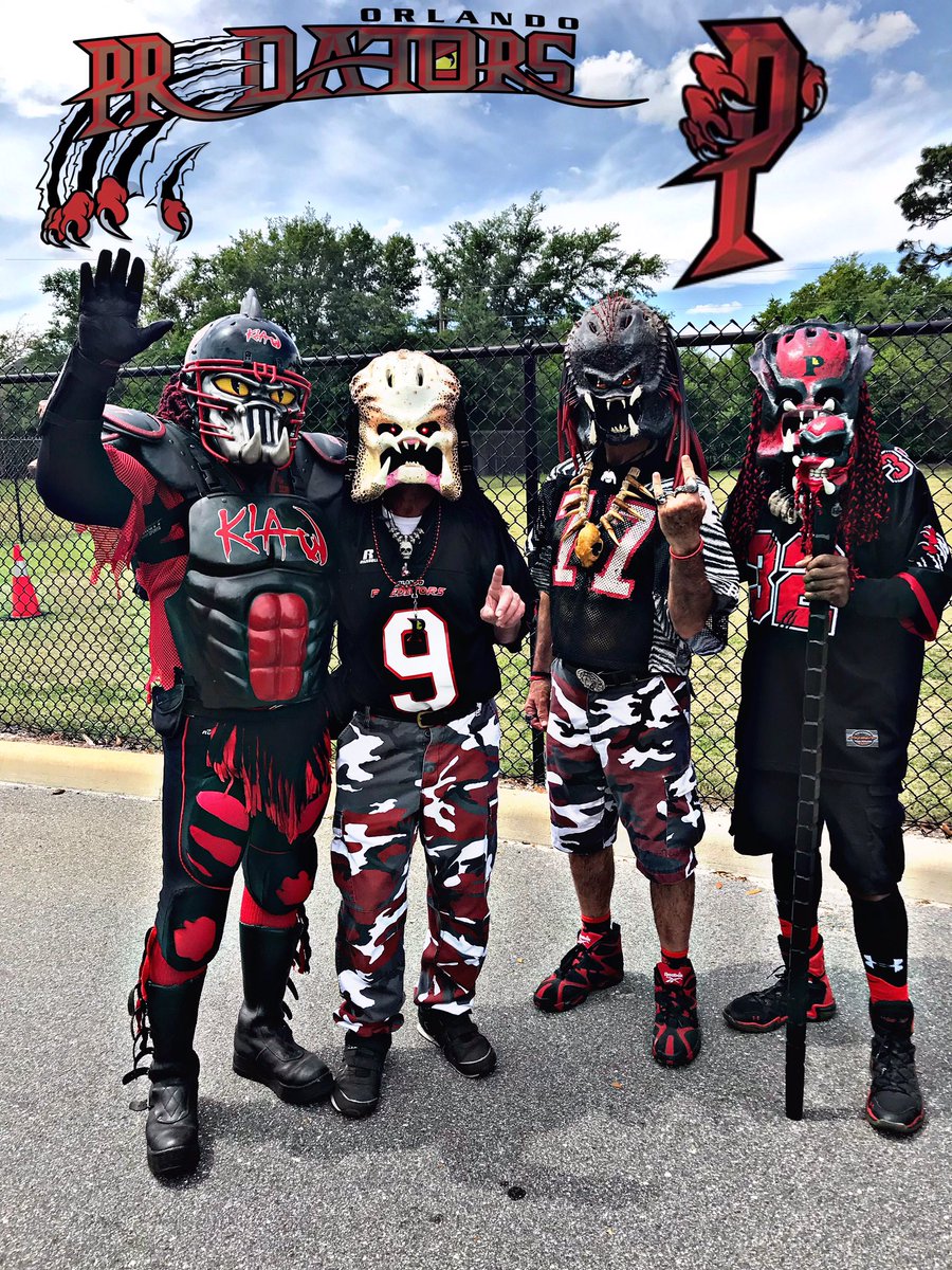 predatorsorl's tweet photo. KLAW and #PredHeads will be ready to hunt on Saturday April 13th at @AmwayCenter 7:30PM #FearTheJungle BACK ON THE HUNT ‼️ #OrlandoPredatorsFootball #NALfootball https://t.co/dQHJd4rXTi