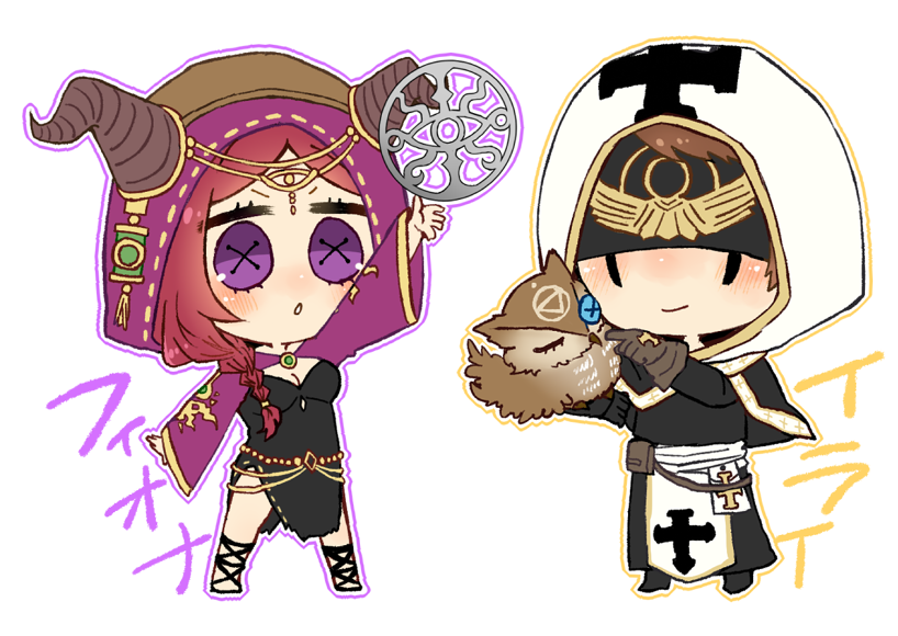フィオナちゃんとイライくん #第五人格イラスト #identityVイラスト