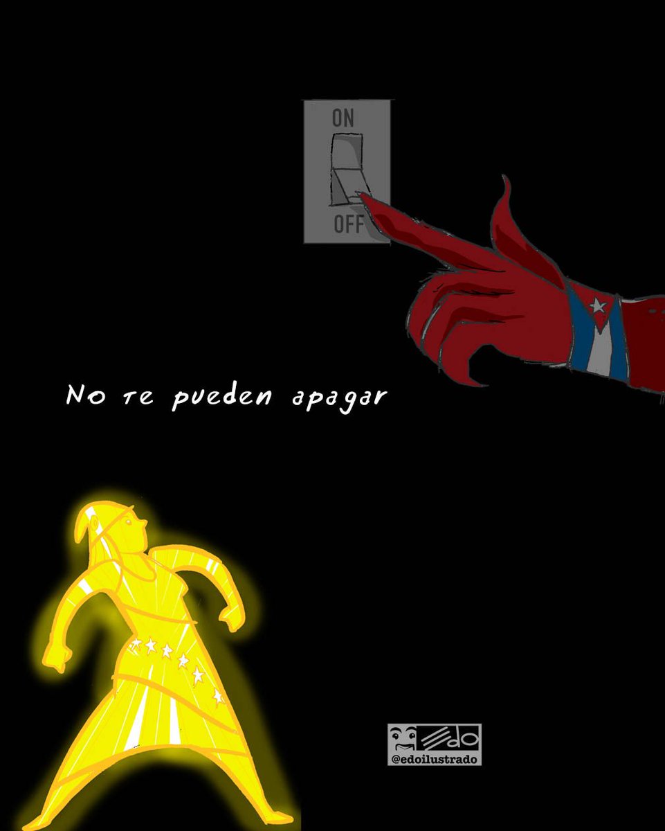 EdoSanabria's tweet photo. #Venezuela: no te pueden apagar https://t.co/tgkMf76sgm