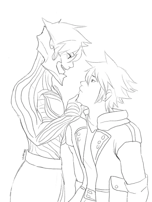Sketch commission for @BlankPoints ??
#KingdomHearts3 #riku #vanitas 