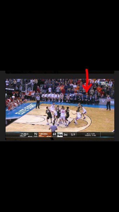 Paul_CasellaMLB's tweet photo. Yes Virginia got the shot off in time -- but clock started late after missed FT.

There was 5.9 left when he shot it. In this screenshot, it's already been tipped and traveled almost to half court, and clock still hasn't started...

Purdue should have already won this game. https://t.co/5RGLjgbpxc