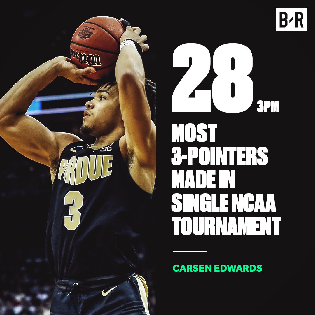 BleacherReport's tweet photo. What a tournament from Carsen Edwards 👏 https://t.co/3cxaSLjjBx