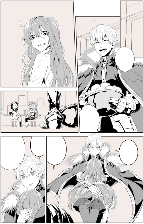 ぐだ子の髪が伸びて男性陣が困惑する話(仮) https://t.co/23g9A2dwoXの続き(作画中) #FGO 