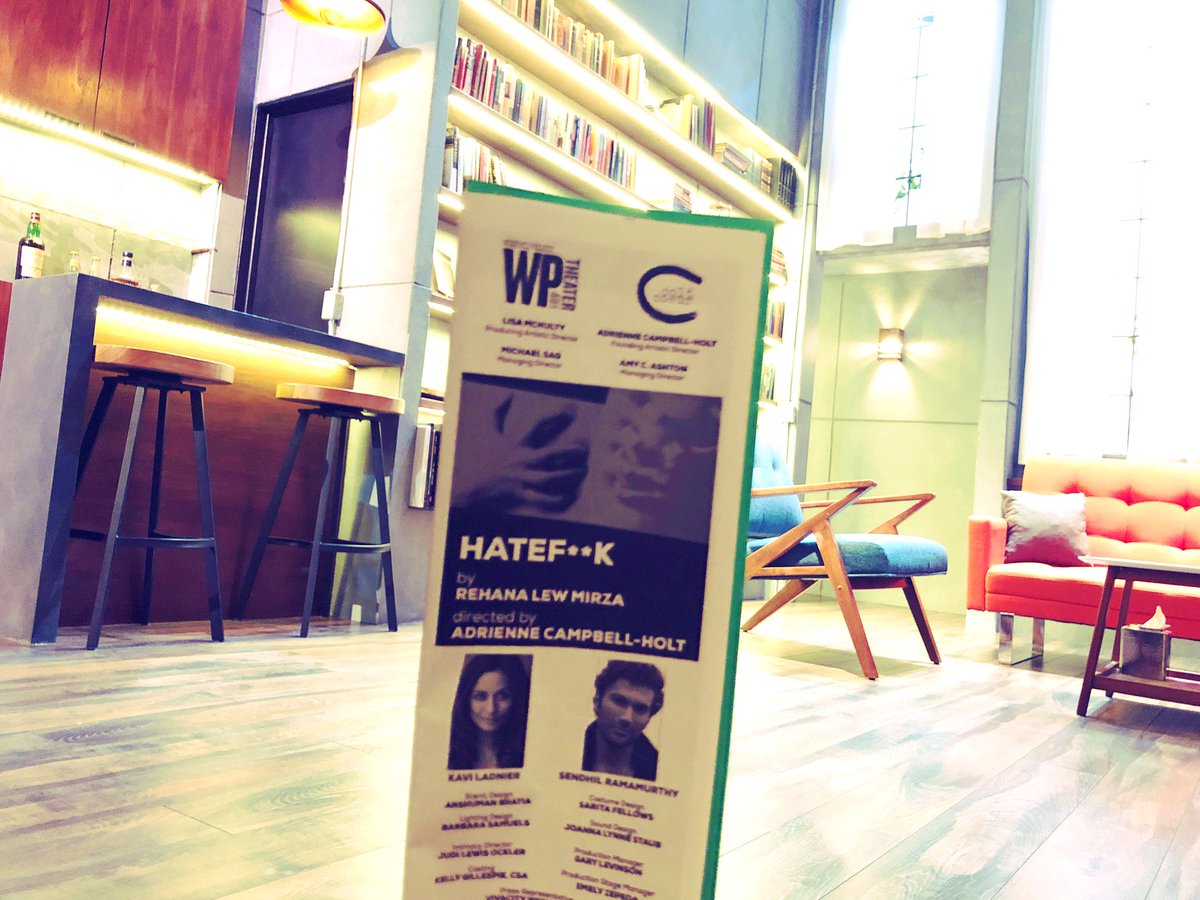 Mabetini's tweet photo. #HATEFCK is so good. And so important right now. Just one show left but if you’re in NYC, go see @Sendhil_Rama and @KaviLadnier crush it on stage 👏🏻🔥 https://t.co/a3jpohD1KT