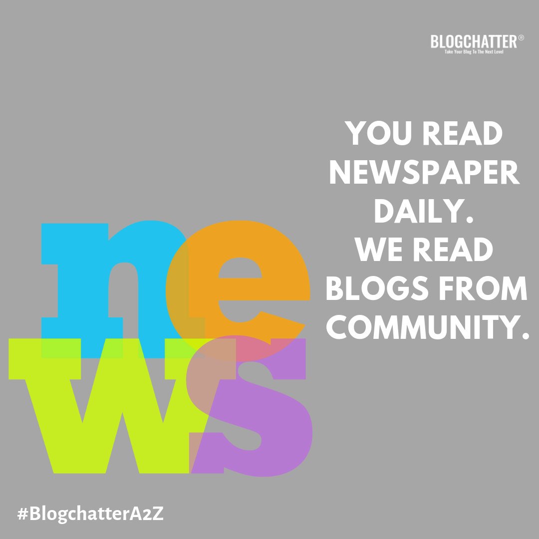 Deepika3911's tweet image. I am participating in the A2Z challenge this year. Are you?#BlogchatterA2Z #A2Zchallenge
@blogchatter #Blogchatter
26 days, 26 letters. New day, a new letter. Very exciting.Lots of best wishes to all the participants!