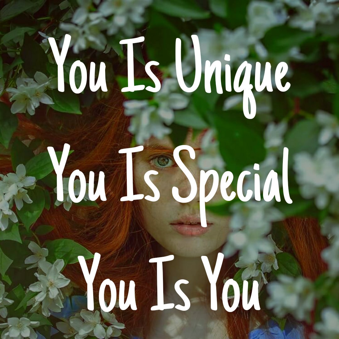 YIU_official's tweet photo. You Is Unique, You Is Special, You Is You
#unique #uniquequotes #quotes #life #motivation #quote #inspiration #quoteoftheday #art #poetry #lovequotes #quotestoliveby #motivationalquotes #happy #photography #inspirationalquotes #lifequotes #success #bhfyp #lifestyle #photooftheday https://t.co/e1U8zJmuxk