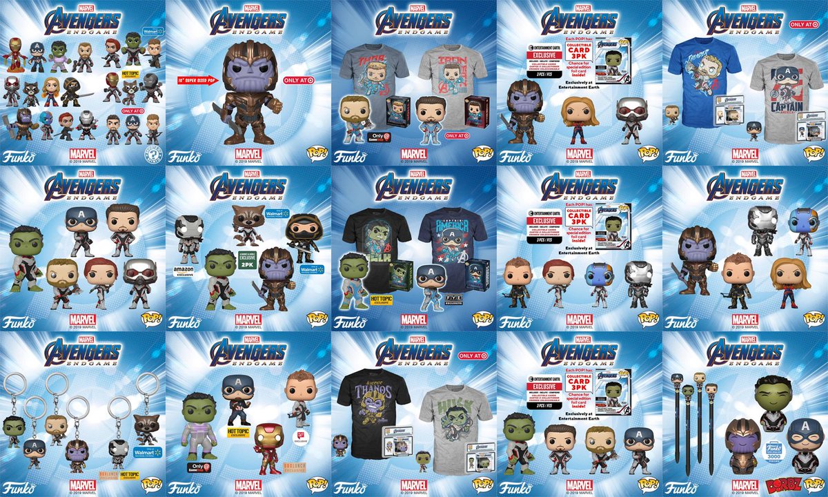 FunkoPopHunters's tweet photo. Here's the full lineup of Engame!
EE set ► https://t.co/5yTptioW8W https://t.co/XboJmyLqGp