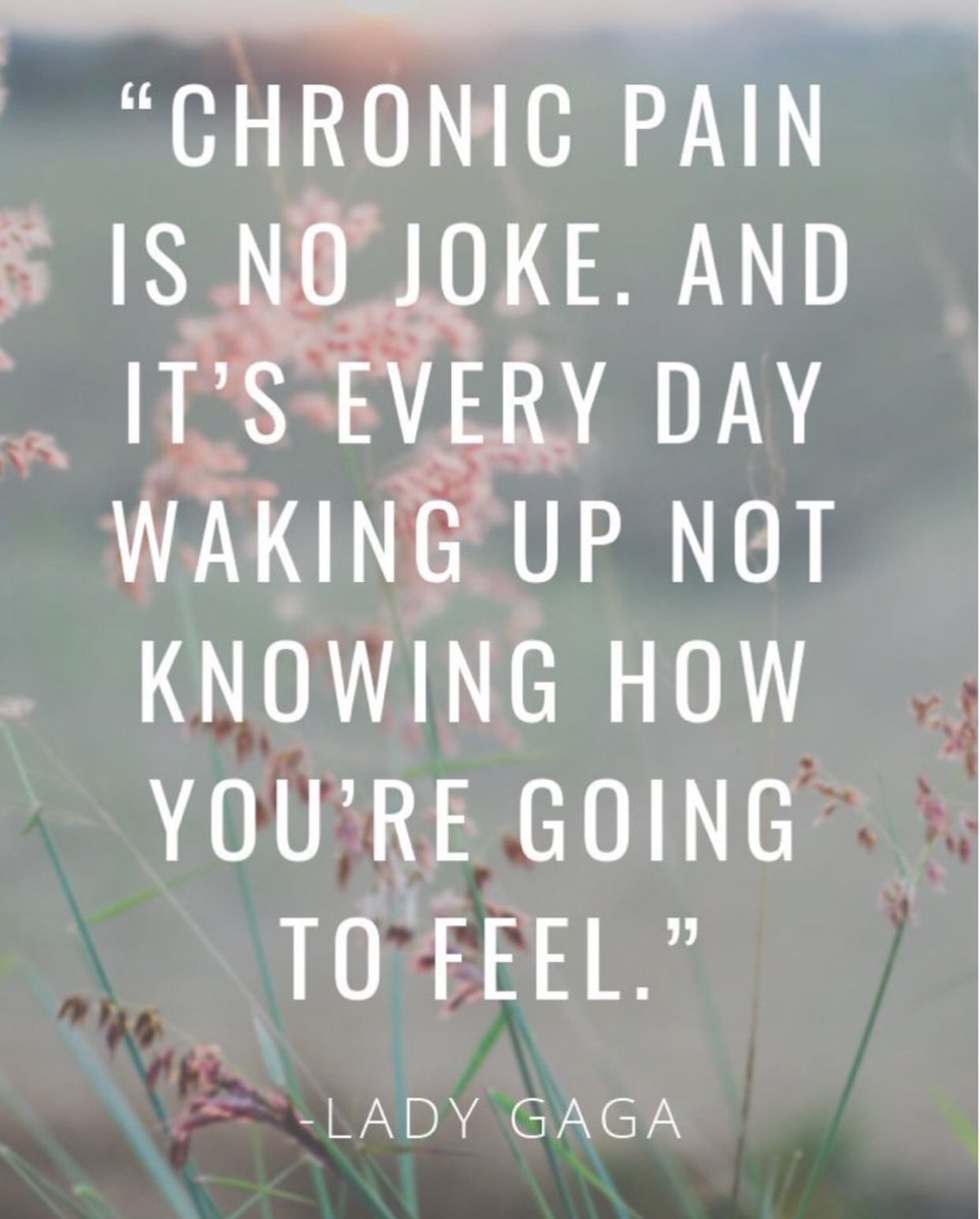 mrspayne6's tweet photo. CHRONIC PAIN IS NO JOKE!😬
#chronicpain #chronicpainwarrior #chronicillness #invisibleillness #PurplePAYNE https://t.co/JBYNC10wLf