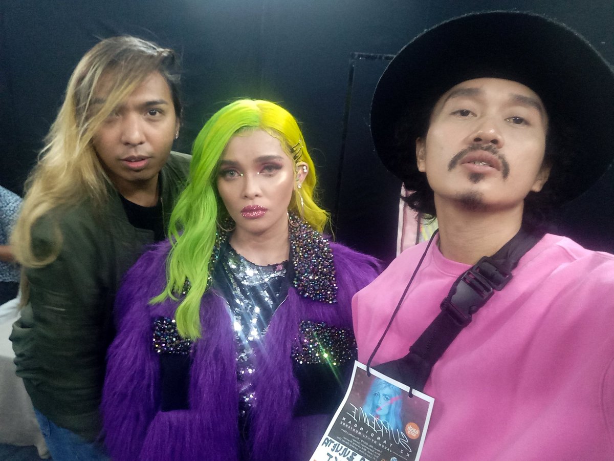 ALCOHOLICbiatch's tweet photo. THANK YOU, GOODLUCK and CONGRAAATSZ nak @KZofficial and @tjmusicmonterde plus @jasondy! !!😂😊
I KNOW, gahuton na pud ninyo na ug PERFORM... KAYO pa bah??!
😂😊😍😘
@KZersPH
#supremeKZdavao #wish1075 #assistantSTYLIST #JAZUPbaby #JAZSIDE #allaccess https://t.co/OWpc68LDv0